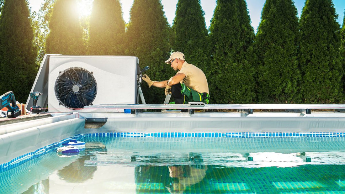 Pool Wärmepumpe Installation