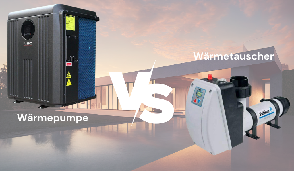 Wärmetauscher oder Wärmepumpe für Ihren Pool: Was sind die Unterschiede?