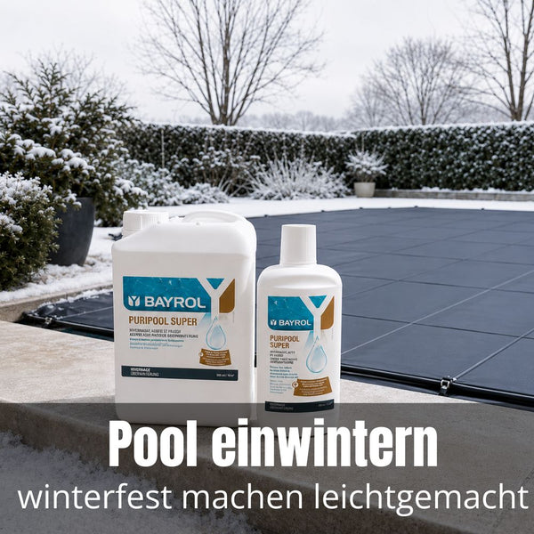 Pool einwintern