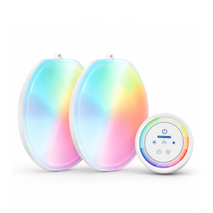 AstralPool LumiPlus Flexi Plug & Play Set – 2 LED-Leuchtmittel RGB inkl. Fernbedienung