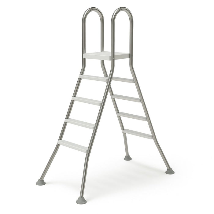 Aufstellbeckenleiter V2A - 4-stufig für Aufstellpools 1,20m oder 1,35m | Astralpool