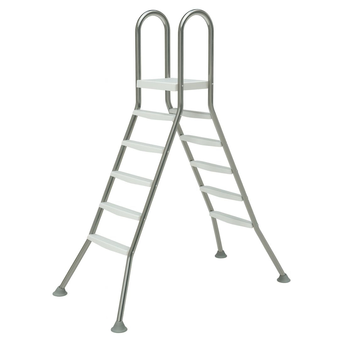 Aufstellbeckenleiter V2A - 5-stufig für Aufstellpools 1,50m | Astralpool 05522