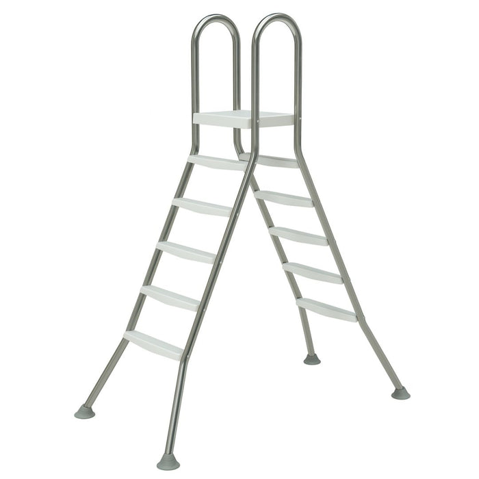 Aufstellbeckenleiter V2A - 5-stufig für Aufstellpools 1,50m | Astralpool 05522