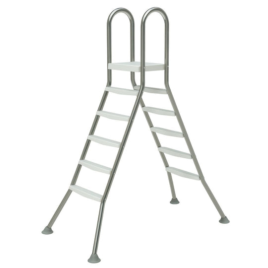 Aufstellbeckenleiter V2A - 5-stufig für Aufstellpools 1,50m | Astralpool 05522