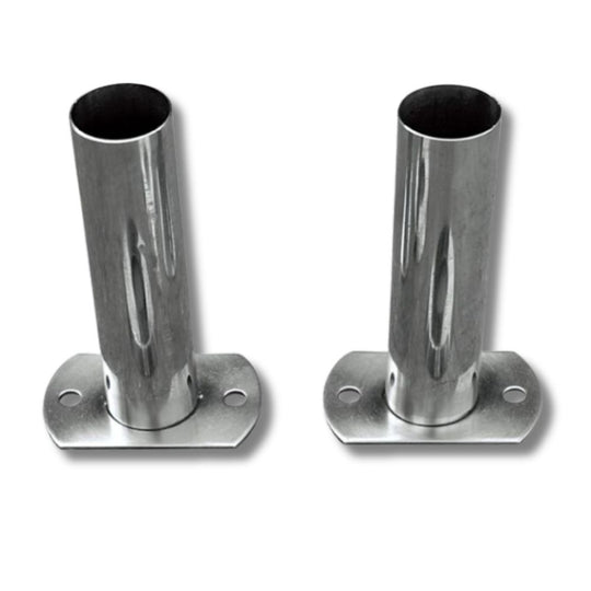 Poolleiter Montageset V2A Flanschbefestigung für Ø 42 mm (2 - Stück)