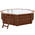 Holzpool Sumatra Pro-Line achteckig-rund - Basic Set 5,30 x 1,38m – Produktansicht 4