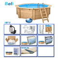 Holzpool Bali achteckig-rund - deluxe Set 5,30 x 1,36m – Produktansicht 2
