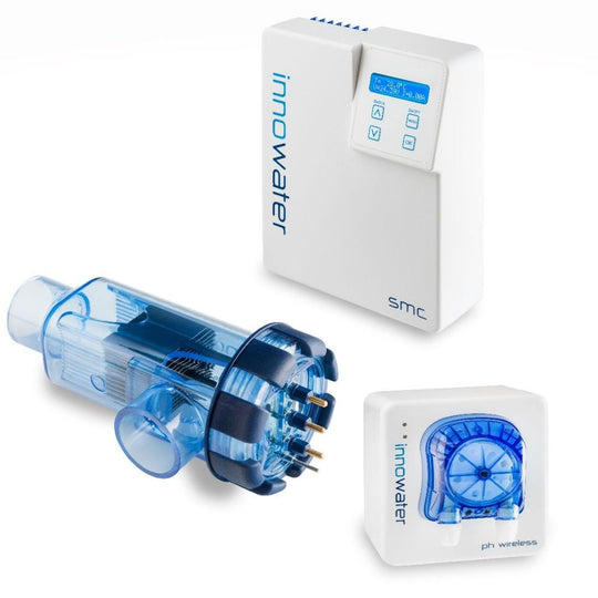 Innowater Salzwasserelektrolysegerät SMC-pHw mit pH-Dosiergerät