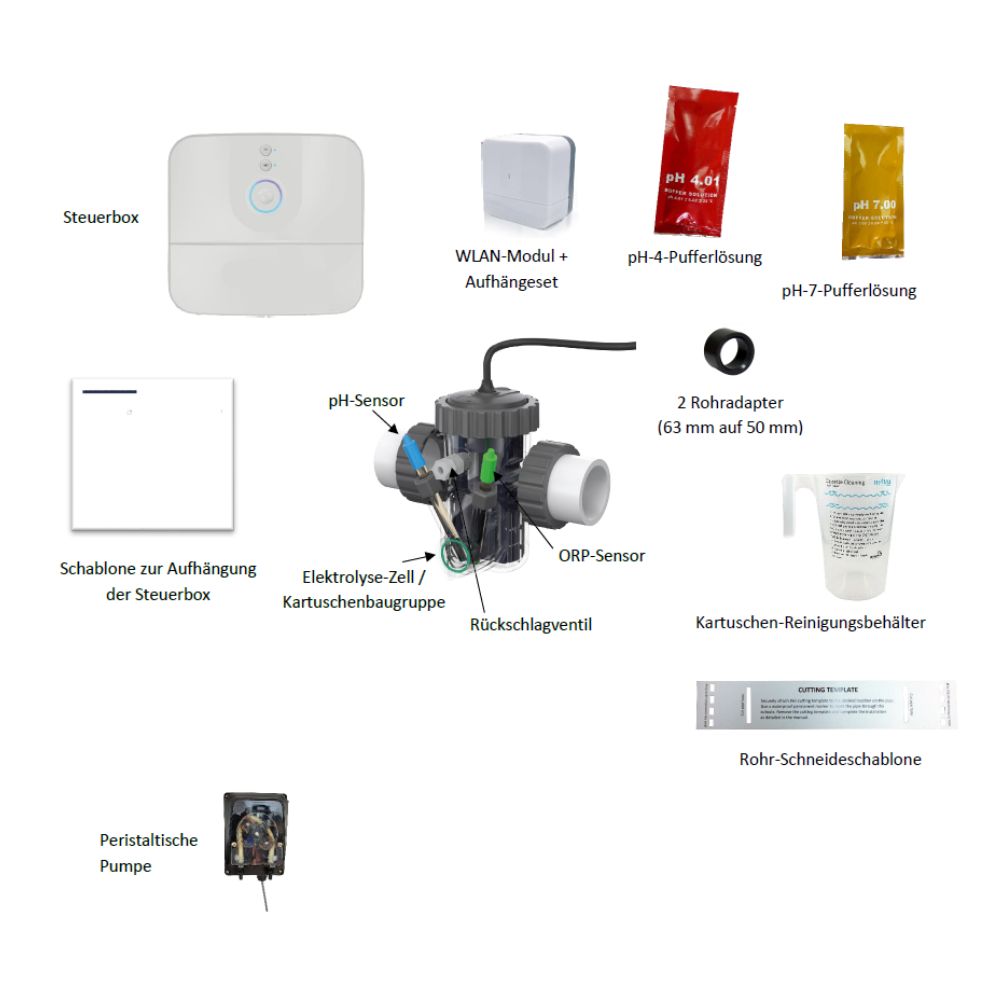 OKU Pool Salzwasserelektrolyse AuraSalt Pro Connect – Produktansicht 2