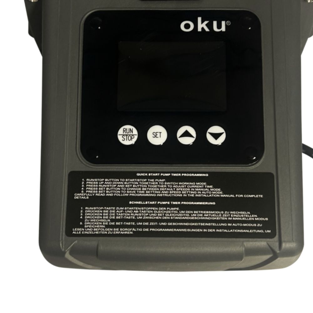 OKU Eco Whisper - drehzahlgeregelte Pool Filterpumpe 230 V – Produktansicht 2