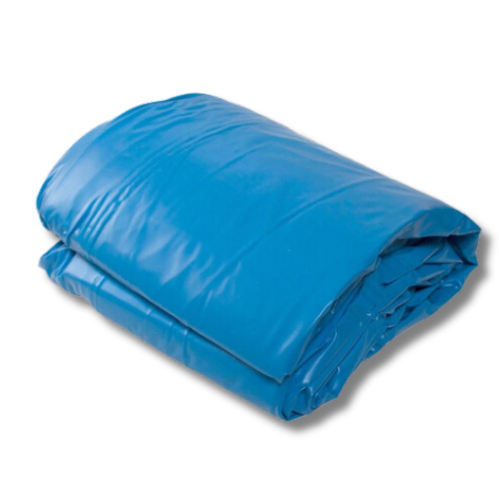 Poolfolie für Rundpools - Blau | Einhängebiese P1 | 0,6mm | Höhe 0,9m