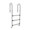 Poolleiter Basic enger Holm 3-stufig V2A Edelstahl