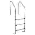 Poolleiter Basic weiter Holm 3-stufig V2A Edelstahl