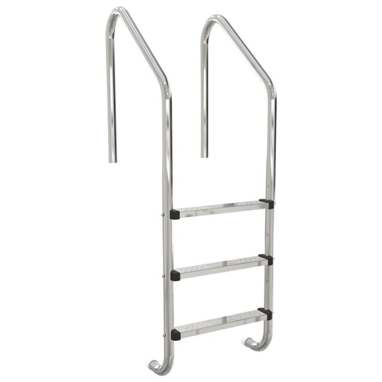 Poolleiter Basic weiter Holm 3-stufig V2A Edelstahl