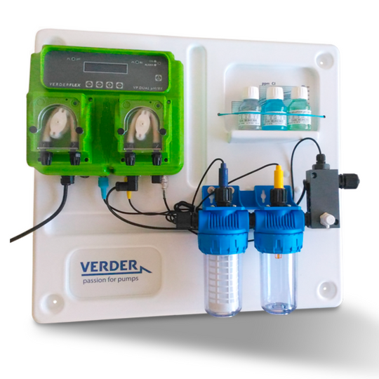 Verderflex Dosieranlage VP-Dual-für Chlor & pH Dosierung