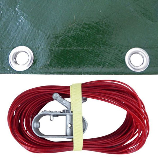 Winterabdeckplane für Rundpools 180 g/m²