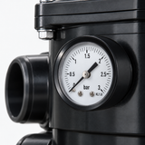 Manometer 0–3 bar am Ventil