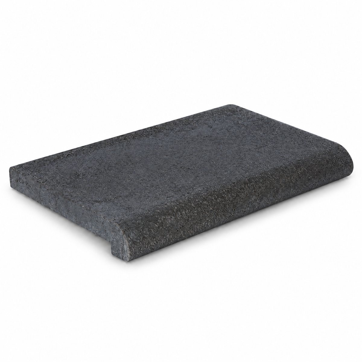 Scandi-Roc Nevada in Anthracite Black – KI-generierte Produktvisualisierung eines geraden Beckenrandsteins; Form und Farbe gemäß Auswahl
