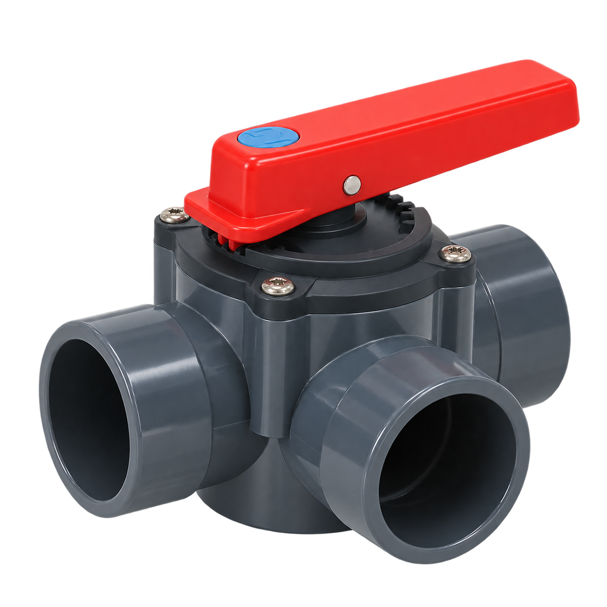 Cepex 3-Wege-Verteilerventil PN6 – 50/63 mm – Produktdarstellung