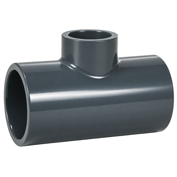 PVC-T-Stück reduziert – 63 × 50 × 63 mm