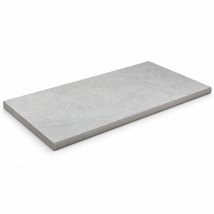 KI-generierte Produktvisualisierung: Scandi-Roc Maranello in Nordic Silver Grey – Einzelstein zur Farb- und Profilansicht