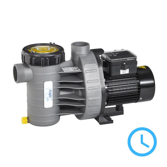 Aqua Plus 11 Pool Filterpumpe 11m³/h mit Timerfunktion - Für Becken bis 65000L