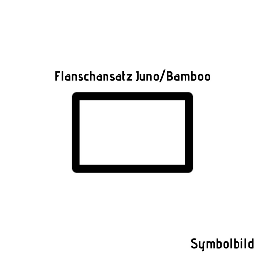 Pool Gegenstromanlage UWE Bamboo Flanschsatz für Anlage mit Beleuchtung