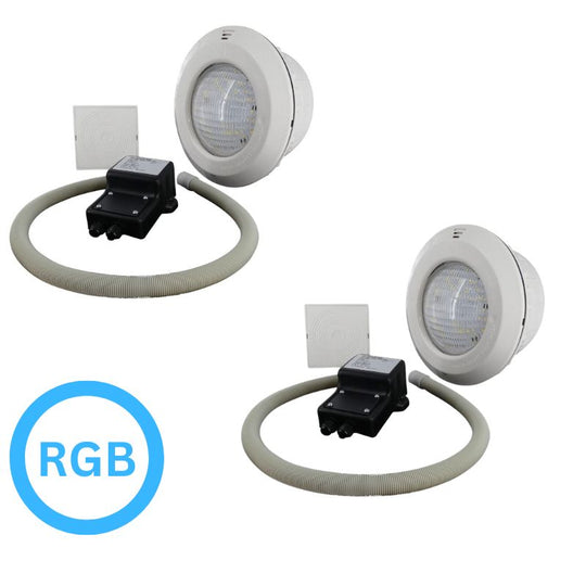 OKU Unterwasserscheinwerfer - 30W LED RGB - inkl. Sicherheitstrafo - SET 2