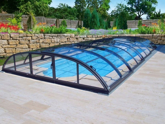 MoonCover - Poolüberdachung Joy - Prime für Pool Innenmaß 4x8m