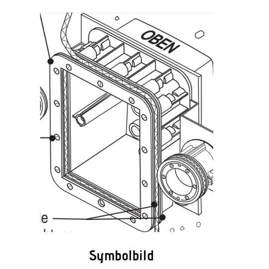 Pool Gegenstromanlage UWE Juno Rohbauteil/Vormontage ABS